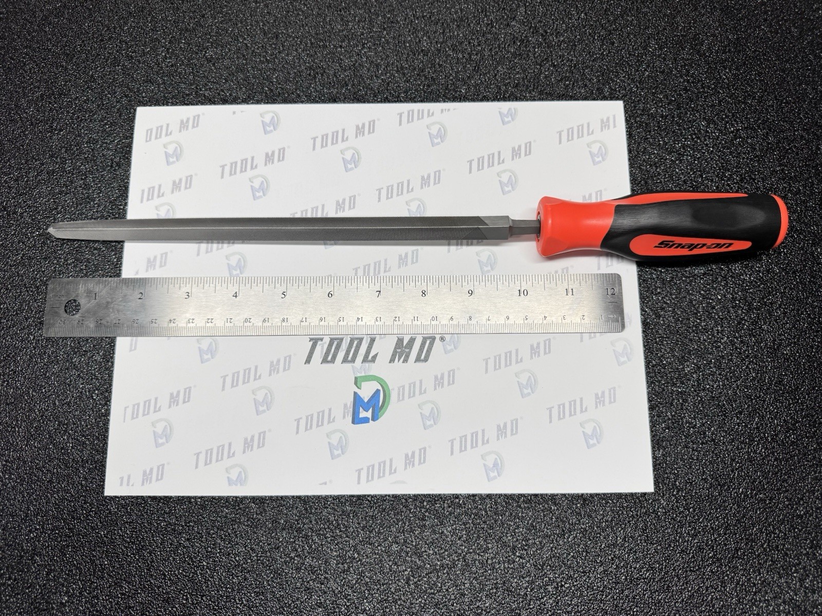 Snap-on Tools NEW ORANGE Soft Grip Four Square 10” Blade File SGHF615B 10SQA