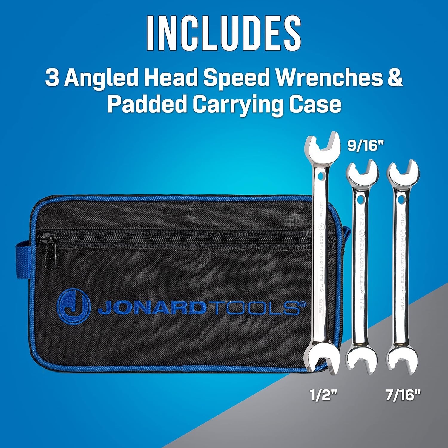 Rugged Carrying Case Included, Speed Wrench Kit