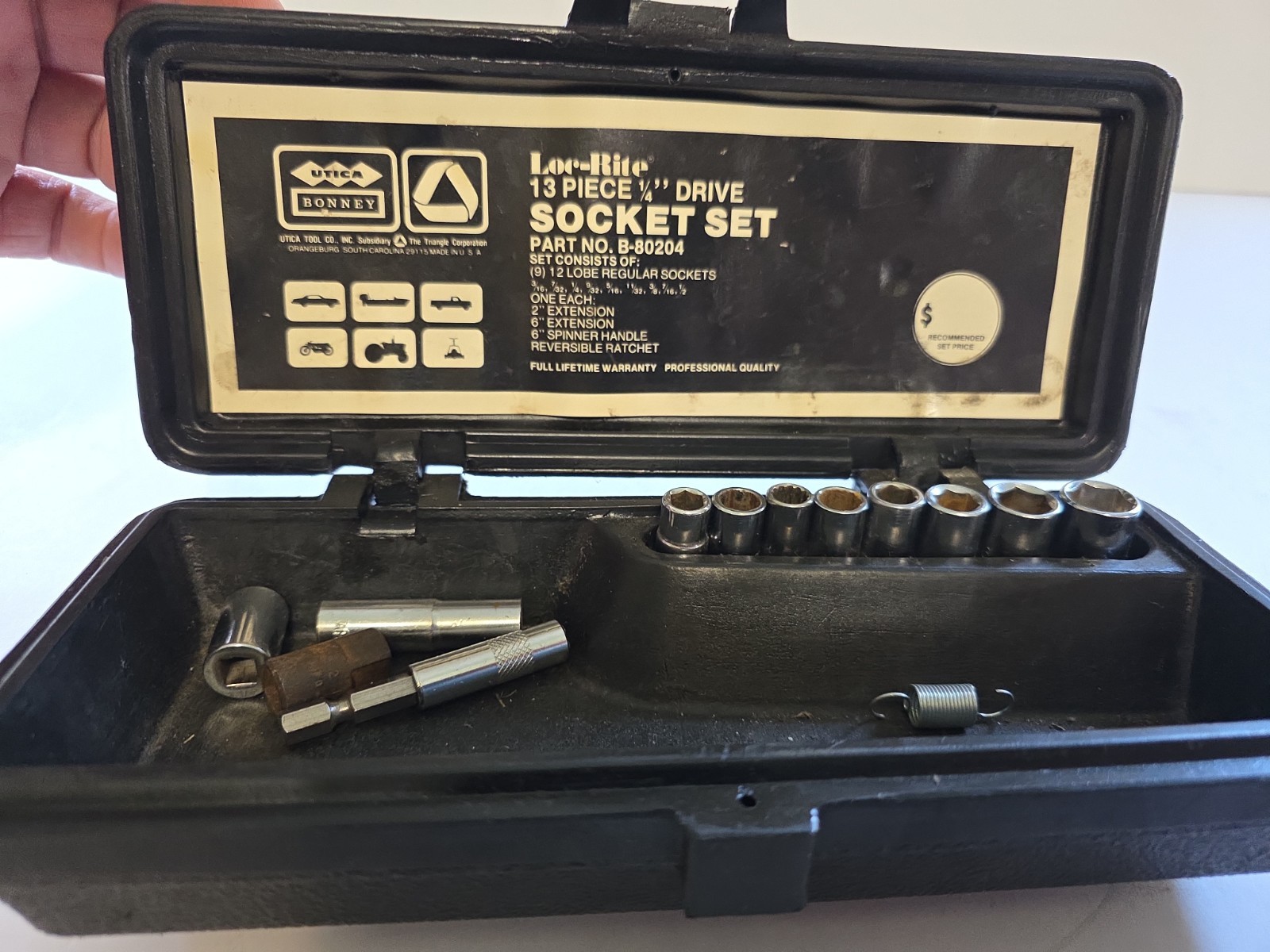 BONNEY TOOLS PROFESSIONAL QUALITY B-80204 CASE ONLY