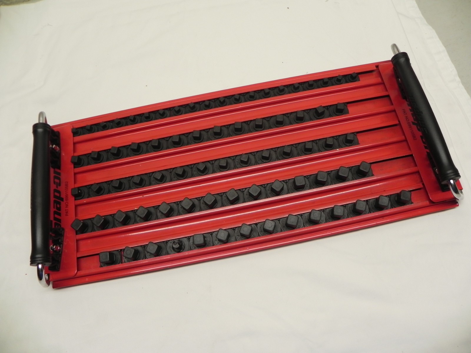 Snap-on KASKT5RD Locking Socket Holder Socket Tray Red/Black 76 Lock Posts