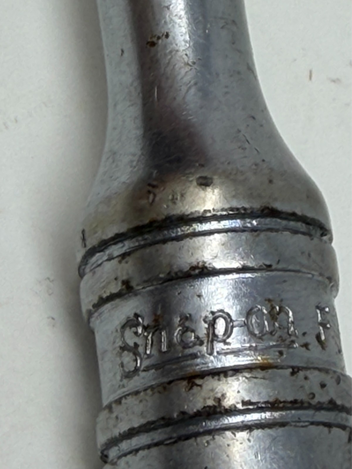 Snap On Vintage Ratchet 3/8″ Drive 7.5″ Long F-710-D Made In USA Snap-On F710