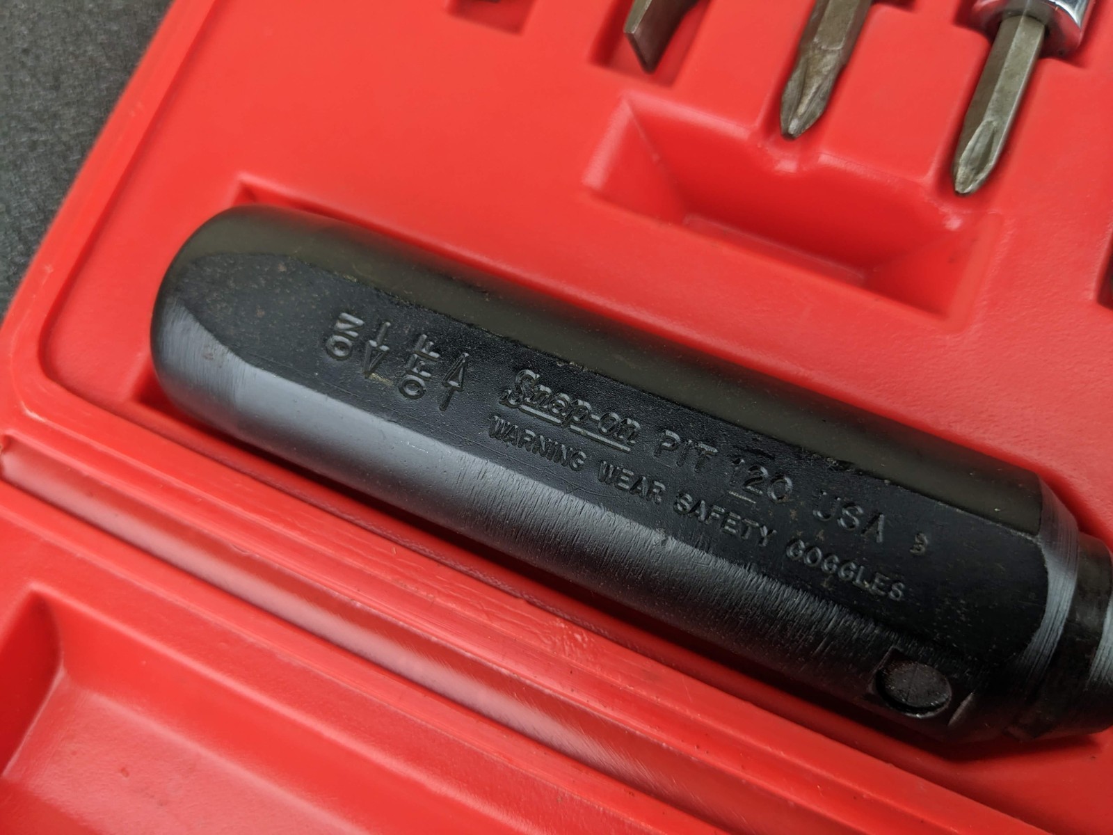 #bp060 Snap On Tools PIT208 EPIT208 3/8” Impact Driver Set 8 pcs with Case