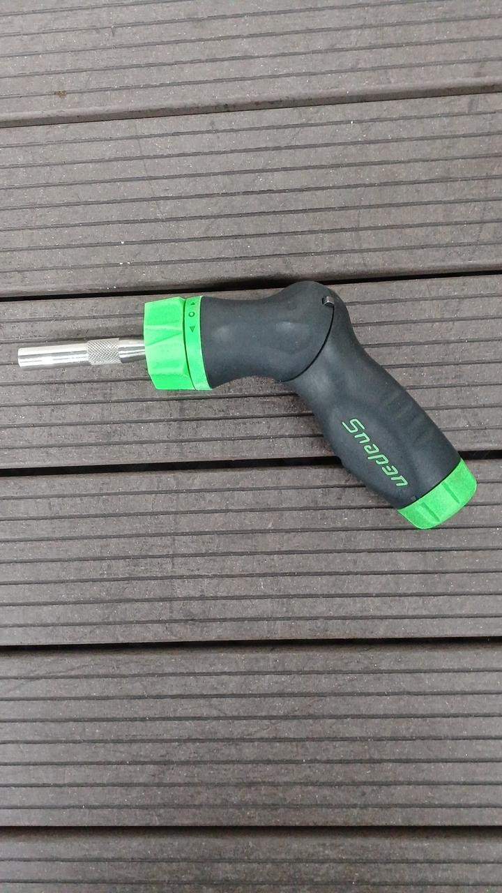 Snap-on SGDMRCE4 Multi Angle Ratchet Driver 5position Soft Grip Green