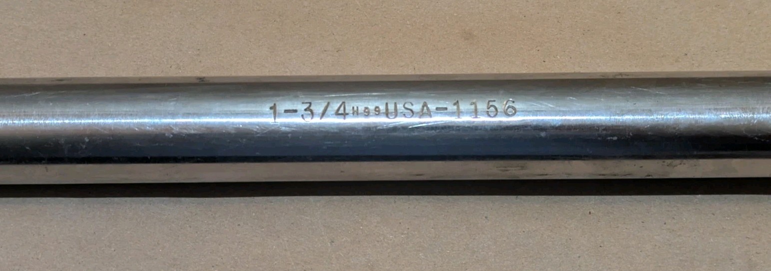 Wright Tool 1156 1-3/4″ Combination Wrench 12-Pt USA Heavy Duty 25.5″ Vintage