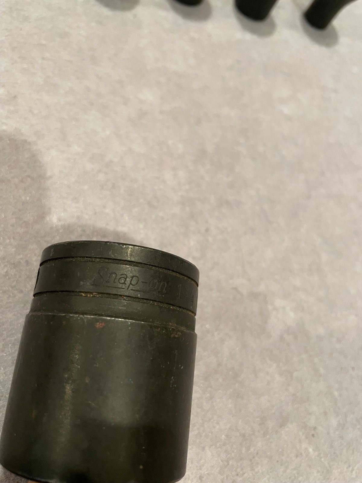 SNAP-ON SOCKET LOT OF 13 1/2 9/16 5/8 11/16 3/4 7/8 13/16 15/16 1 1 1/16 SHALLOW