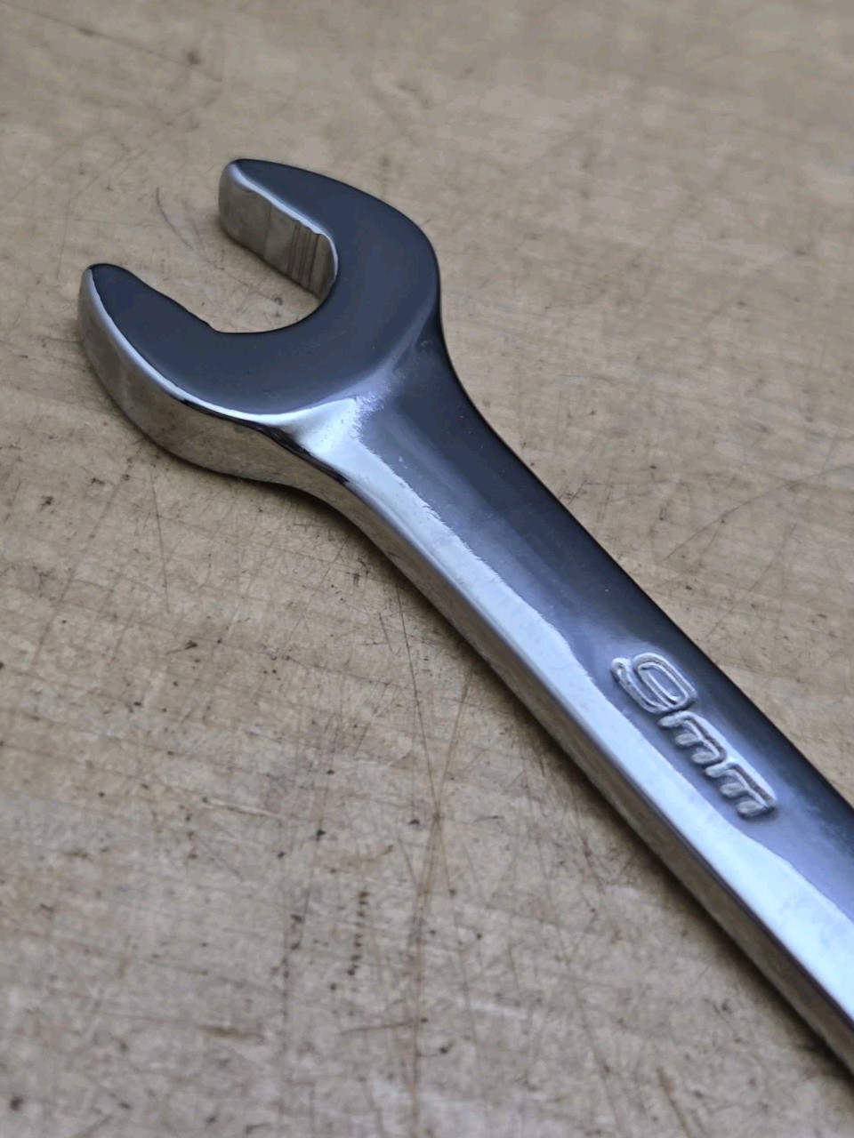 New Snap On SOEXM9 – 9mm Flank Drive Plus 12Pt Chrome Combination Wrench