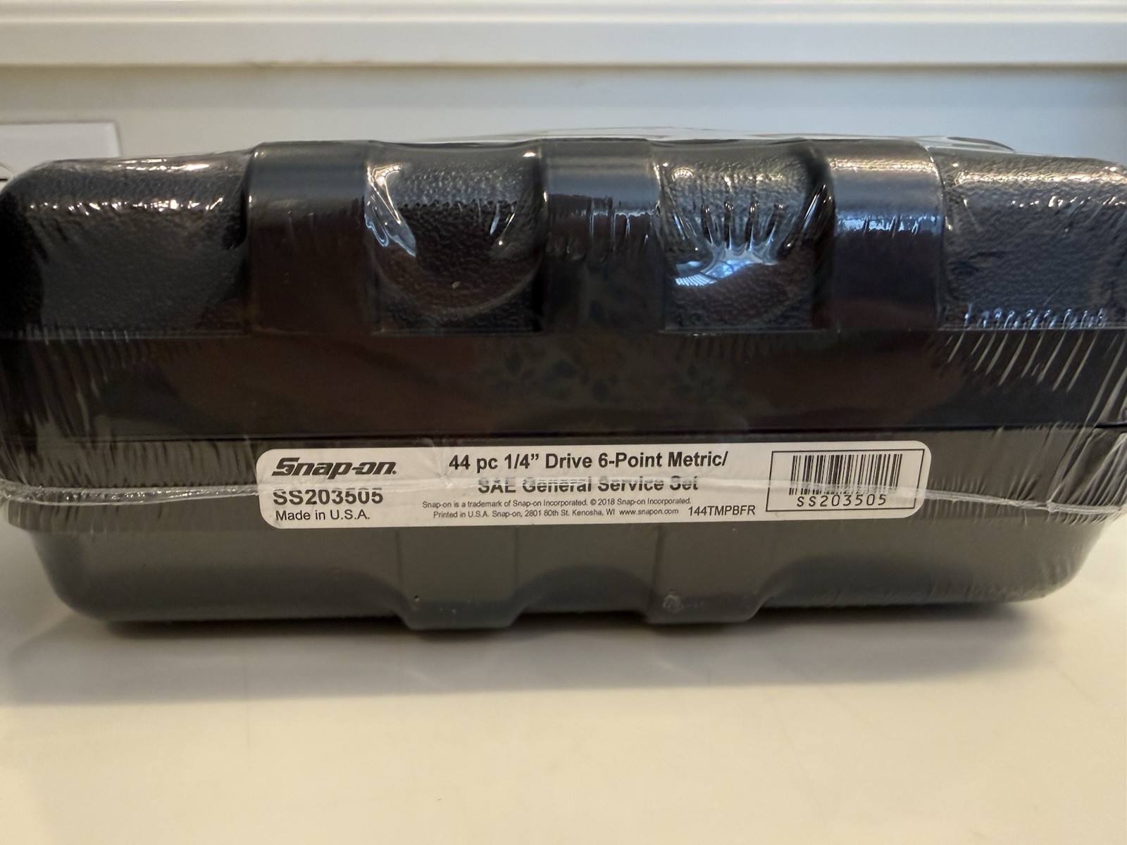 NEW SEALED Snap-on 144TMPBFR 44 Pc 1/4” Drive SAE Metric General Service Set