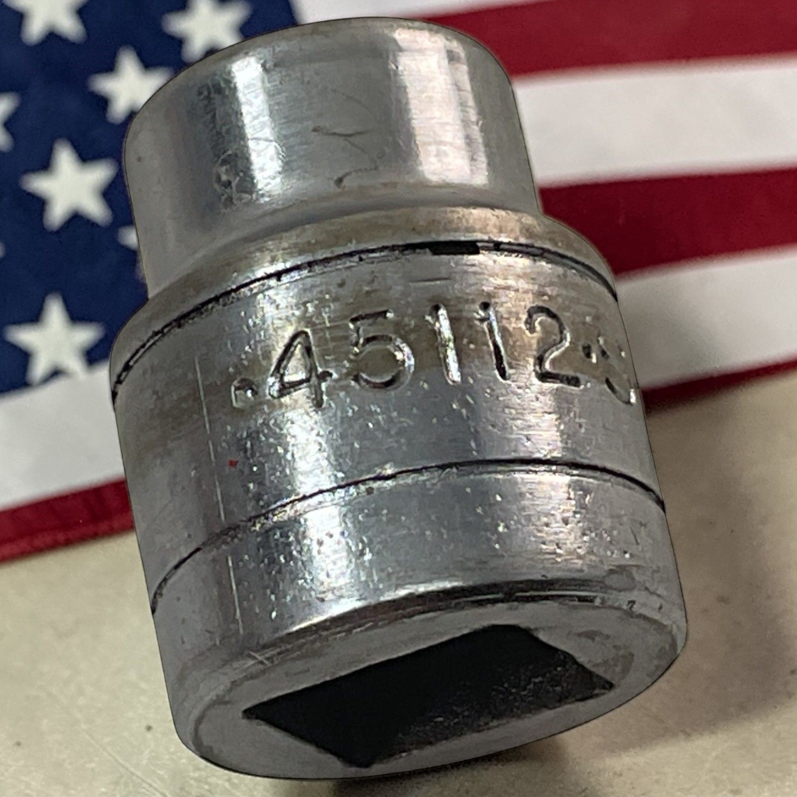 S-K Tools Standard Socket 45112 3/8″ Dr 3/8″ 6 Pt USA As Pictured Professional
