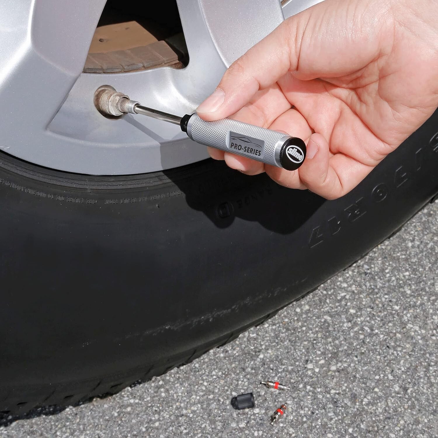 Pro-Series Valve Core Removal Tool with Ergonomic Grip & Storage Compartment