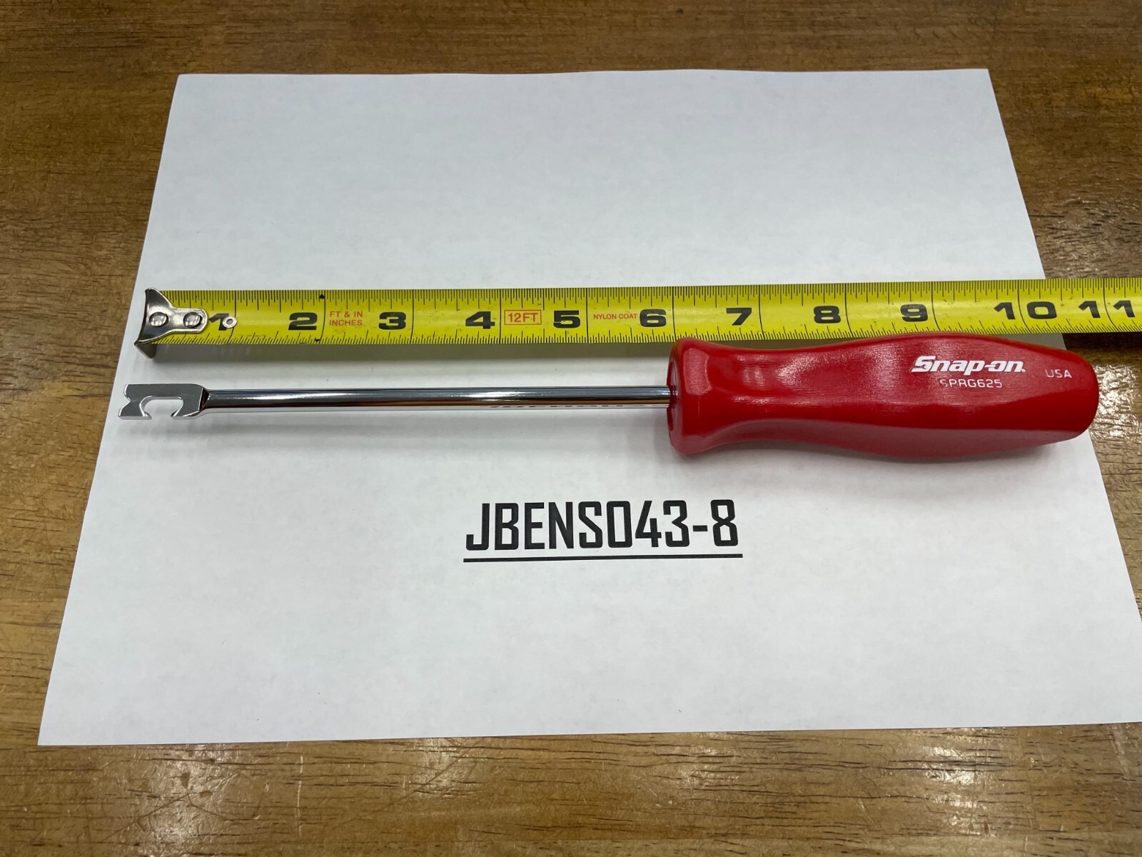 Snap-on Tools USA NEW RED 13/32″ Blade Width Push-Pull Spring Tool SPRG625R