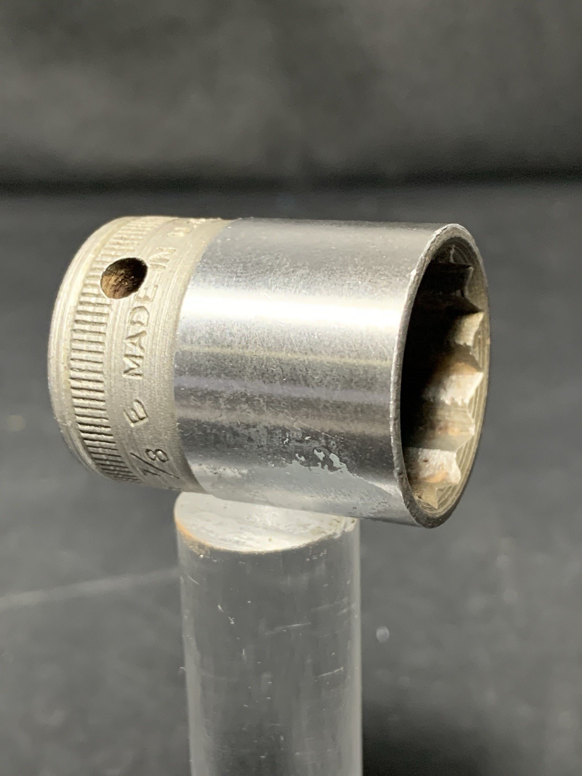 Vintage 1944 Snap-On Tools SW280 «E» Emergency 7/8” Socket 1/2” Drive 12 Point