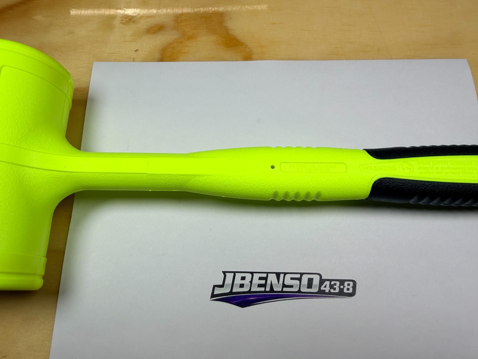 Snap-on Tools USA NEW HI-VIZ 56oz / 1550g Soft Face Dead Blow Hammer HBFE56HV