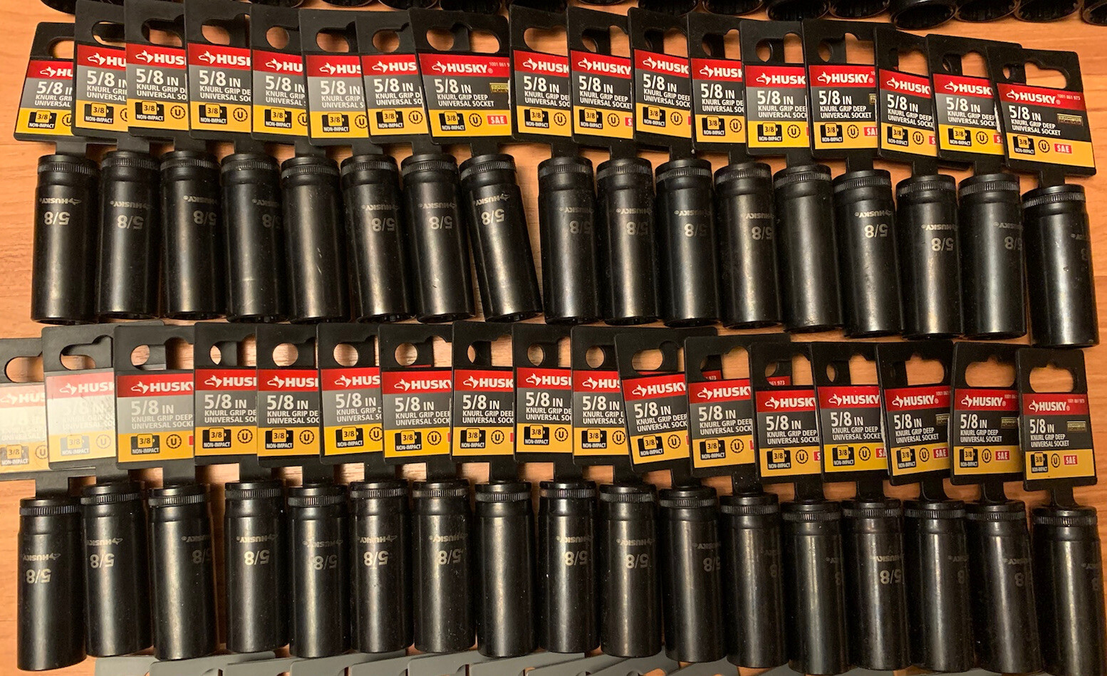 Husky Wholesale Grip Deep Sockets SAE 12mm 15mm 11/16in 5/8in 11mm “Lot Of 123”