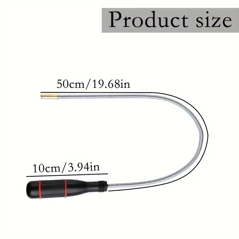 Flexible Magnetic Bendable Picker Magnet Shaft Pick Up Rod Stick Hand Tool UK