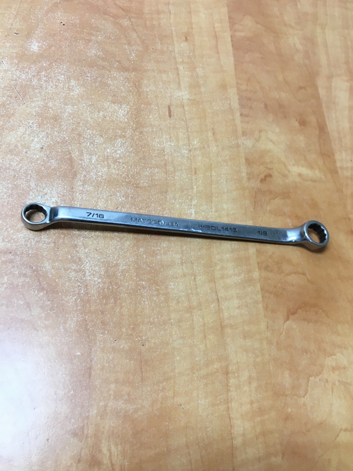 Matco Tools USA 1/2-7/16” Box End Wrench WBDL1416