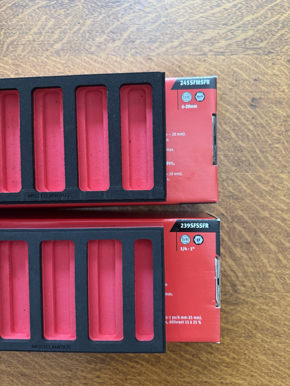 Snap On Tools Pro Fi Foam Organizer For 3/8” Metric And SAE Master Socket Set