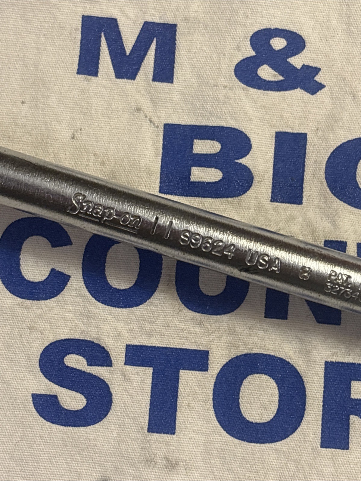 1978 Snap-on Tools USA 11mm 12pt Door Hinge Bolt Wrench S9624