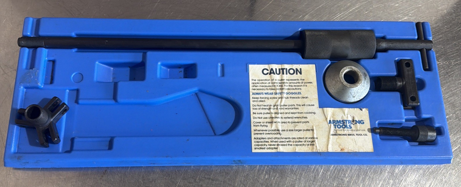 Armstrong Tools Slide Hammer Set 93-894. Incomplete As Seen In Photos