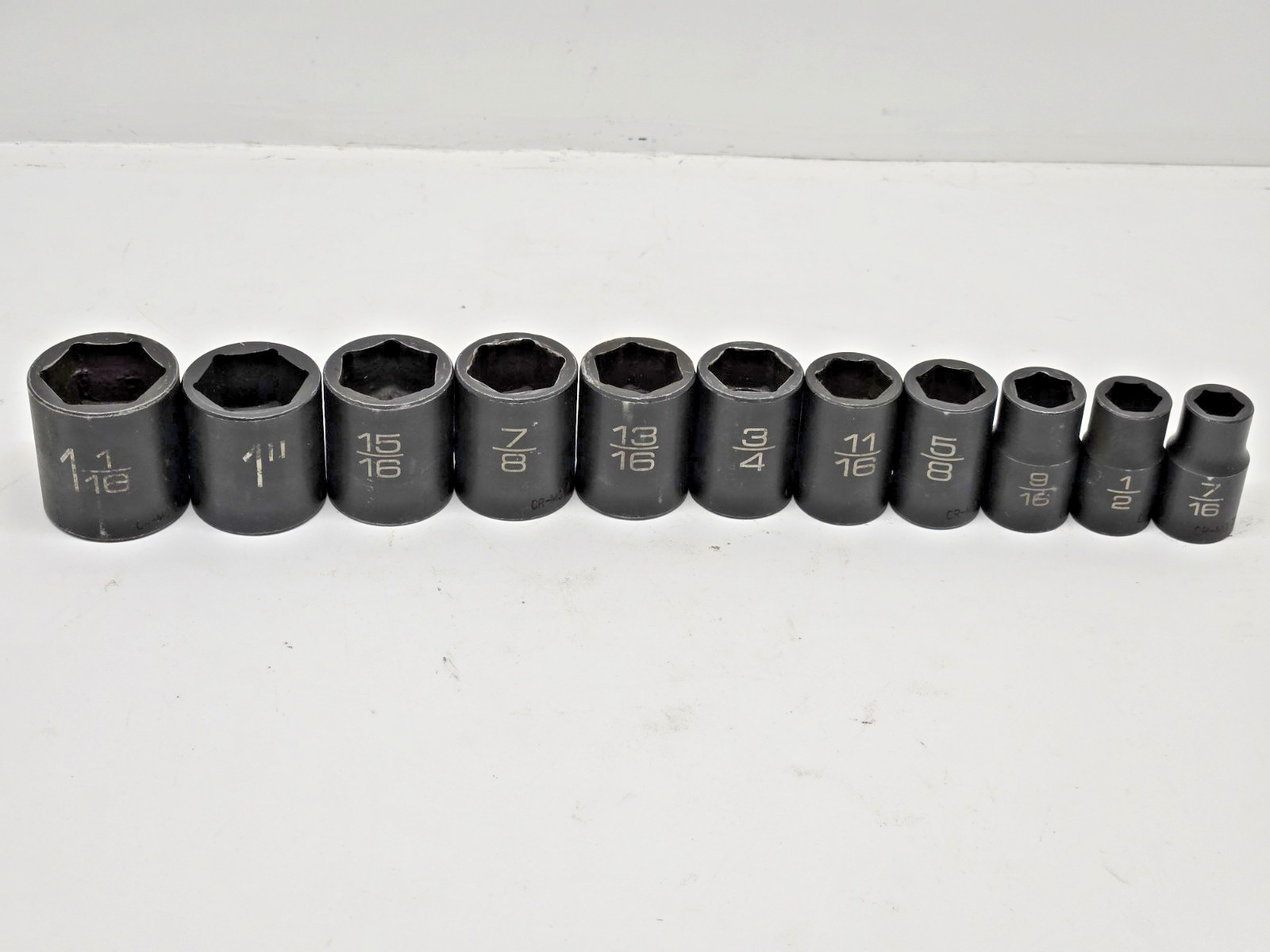 MATCO ADV 11pc. 1/2″ Dr SAE 6 Pt Shallow Impact Socket Set