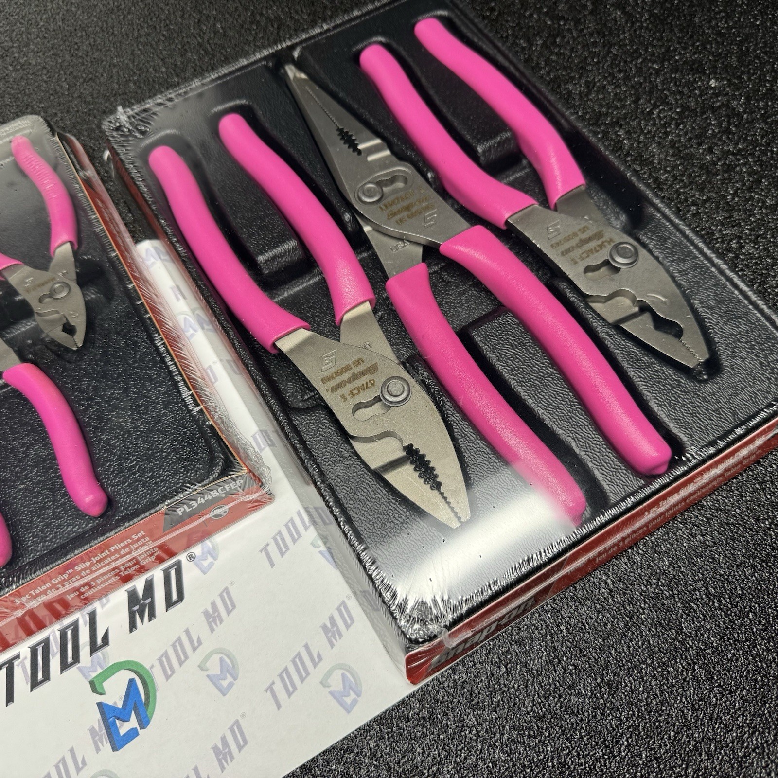 Snap-on Tools LIMITED ELECTRIC PINK Pliers Set PL347ACFEP PL346ACFEP PL344BCFEP