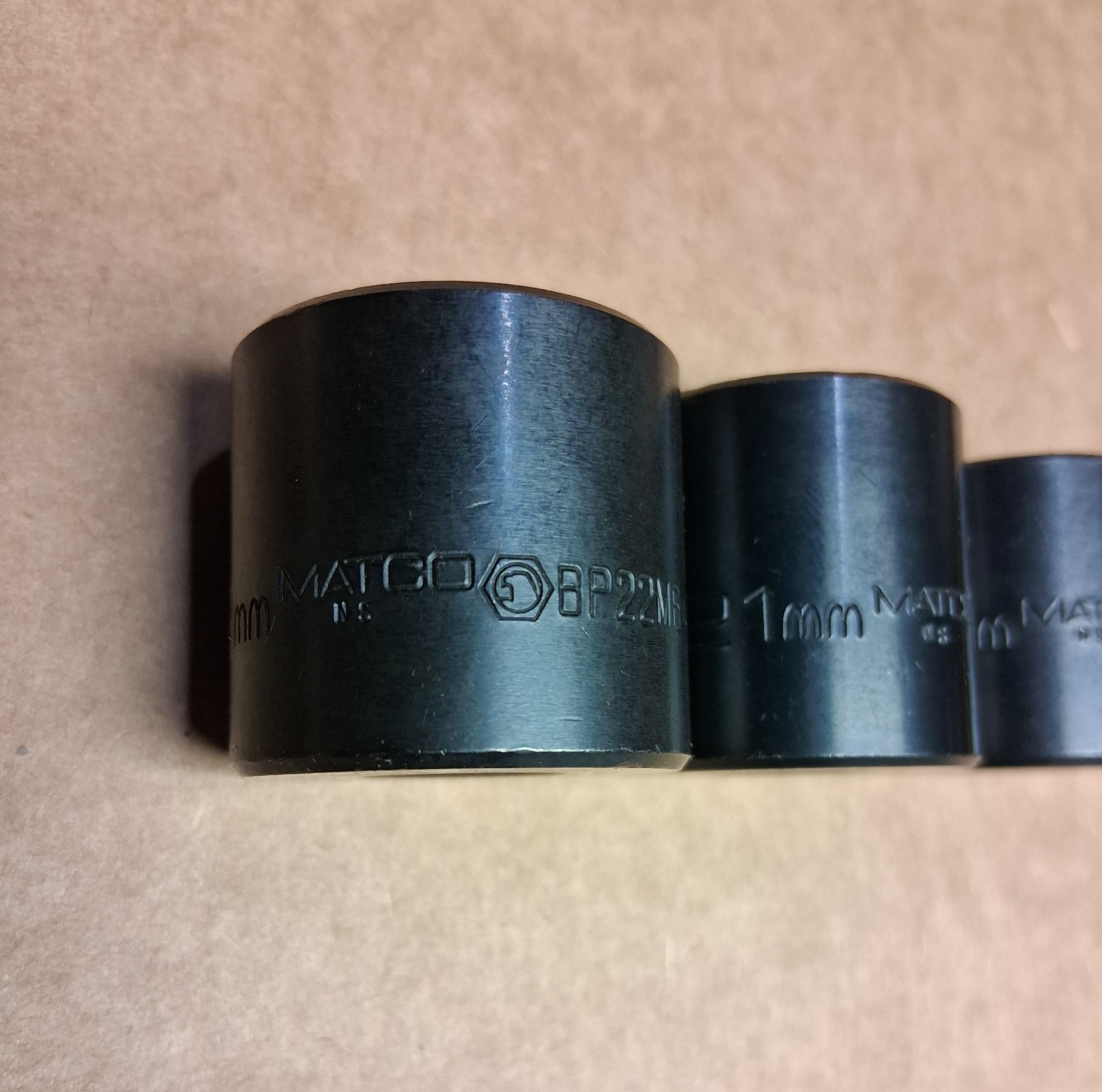 Matco Tools SBPM136TA 13pc Metric 3/8 Drive Impact Socket Set
