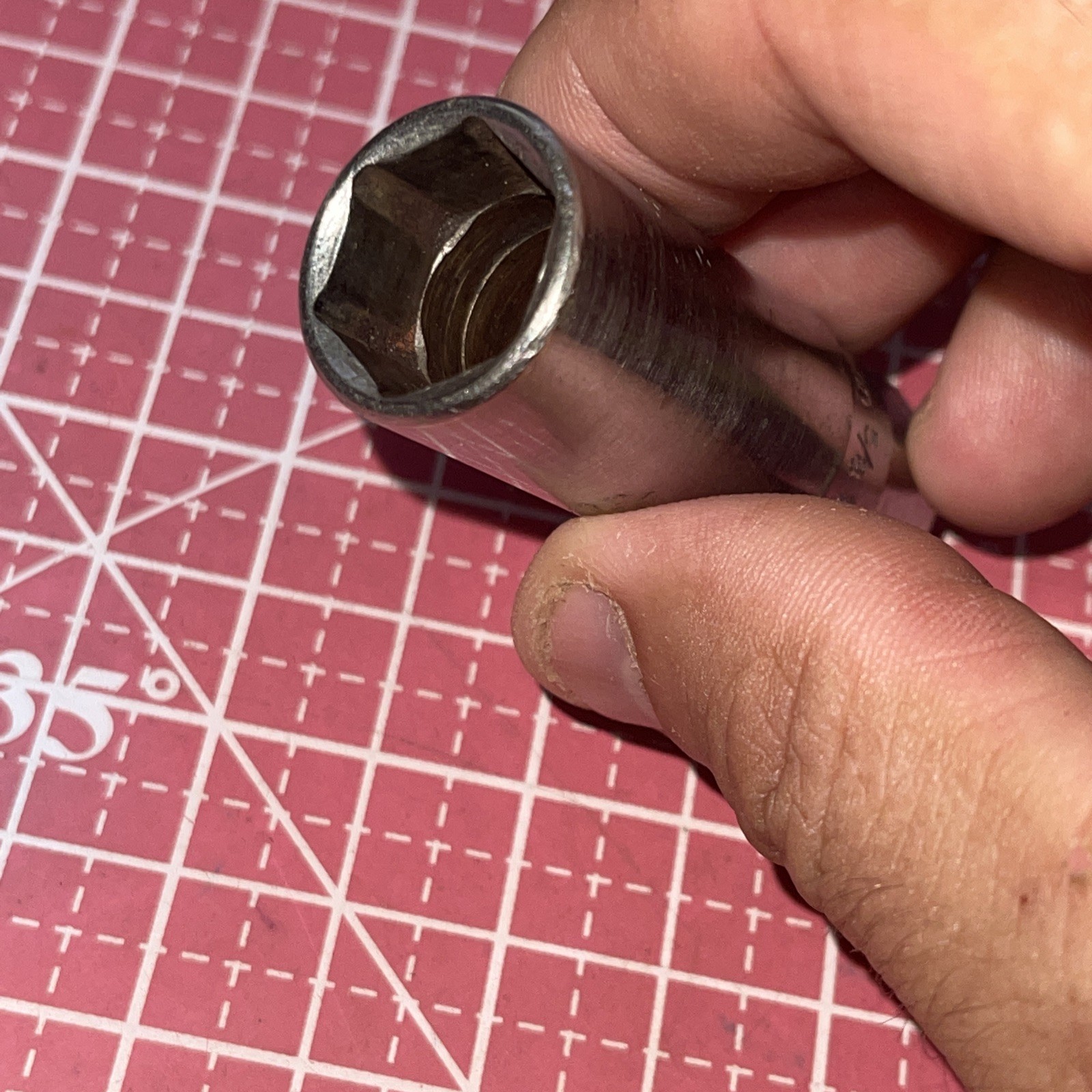 Snap on USA S9706 5/8 In SAE 3/8” Drive Spark Plug 6 Point Socket Vintage 5/8”