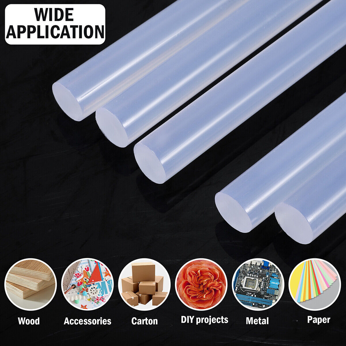 Car Paintless Dent Repair Dint Hail Damage Remover Puller Glue Sticks Hot Gun