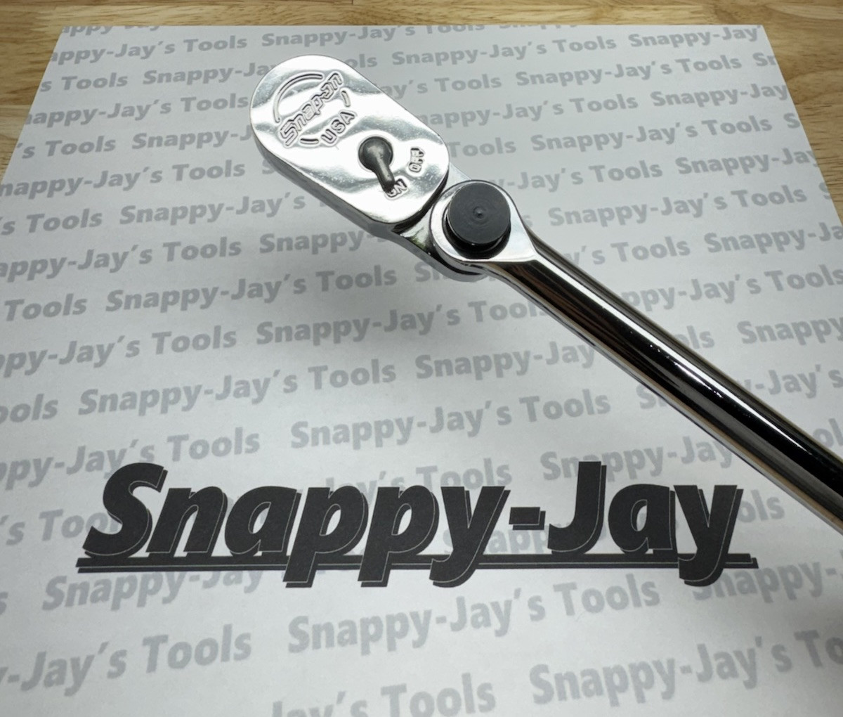 Snap-on Tools NEW BLACK 3/8″ Drive Hard Grip Multi-Position Ratchet FHD80MPBK