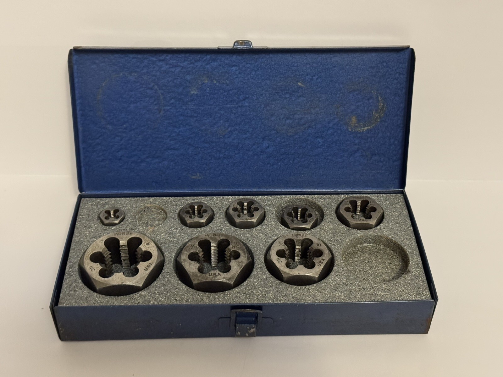 Hex Die Rethreading Carbon Steel Morris NC. 1”, 7/8, 3/4, 1/4 7/16, 9/16, 3/8