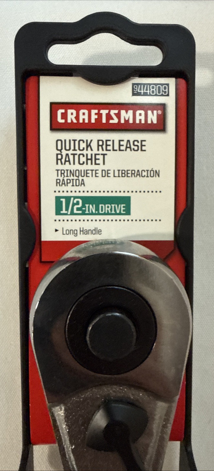 Sears Craftsman Quick Release Ratchet 1/2″ Drive 44809 NOS Free Shipping