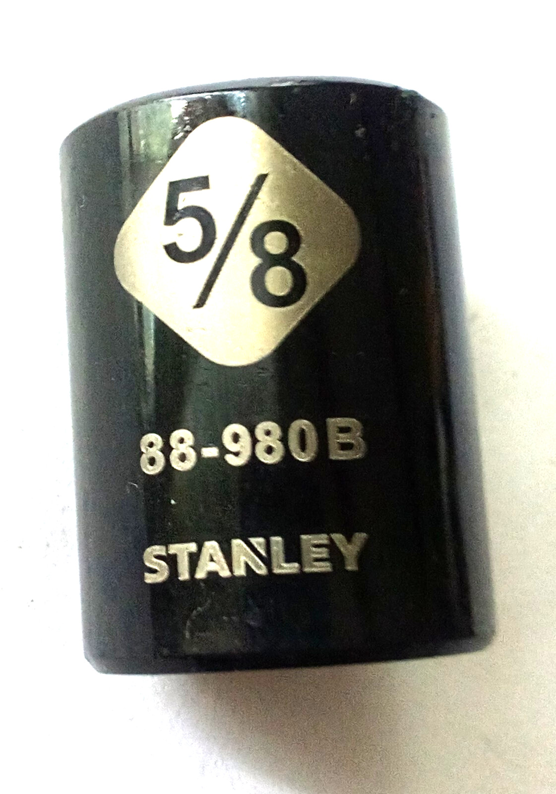 Stanley 5/8″ x 3/8″  Standard Socket 88-980B 6 Pt Black Chrome Free Shipping
