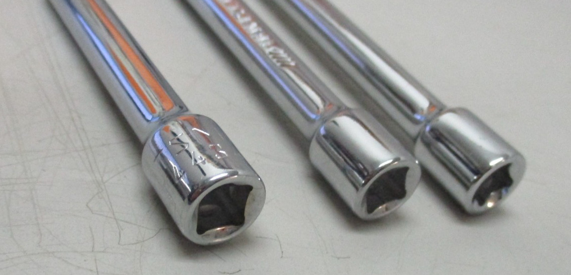 Craftsman 4pc 1/4 Dr 3″,6″,10″ Quick Release Extensions & 3/8″ to 1/4″ Adapter