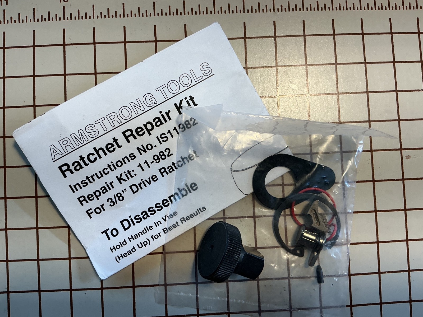 ARMSTRONG 3/8″ 11-982 Ratchet Repair Rebuild Kit 11-992 11-994 MAXX 88 tooth