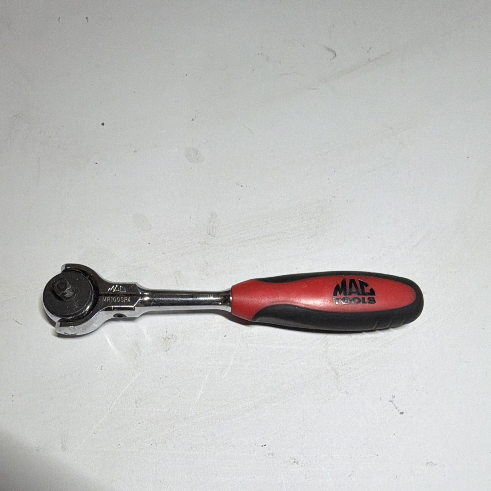 MAC 1/4″ DRIVE BI-MATERIAL SWIVEL-HEAD RATCHET – 7″
