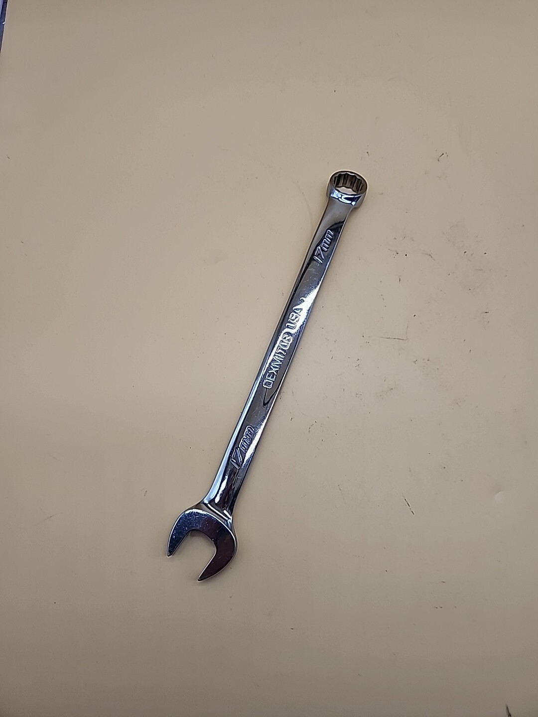 Snap-On Tools OEXM170B 17mm Metric Combination 12 Point Wrench Chrome USA