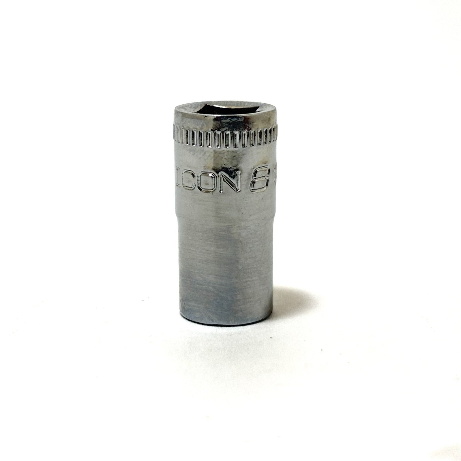 NEW ICON 1/4 INCH DRIVE METRIC SHALLOW SOCKET 6 PT SOLD INDIVIDUALLY PICK SIZE