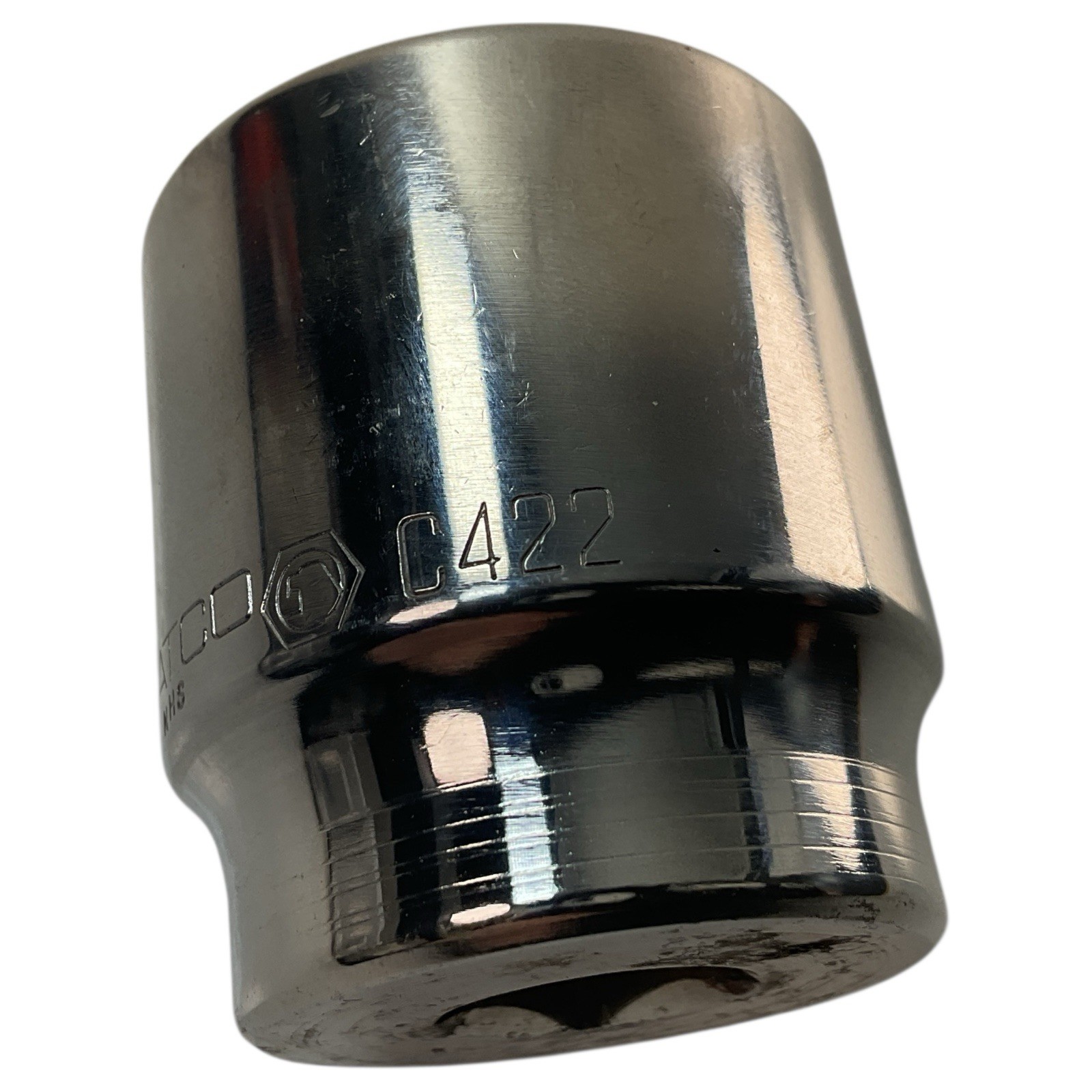 Matco Tools Shallow Chrome Socket C422 1/2″ Drive 1-5/16″ SAE 6 Point As Picture