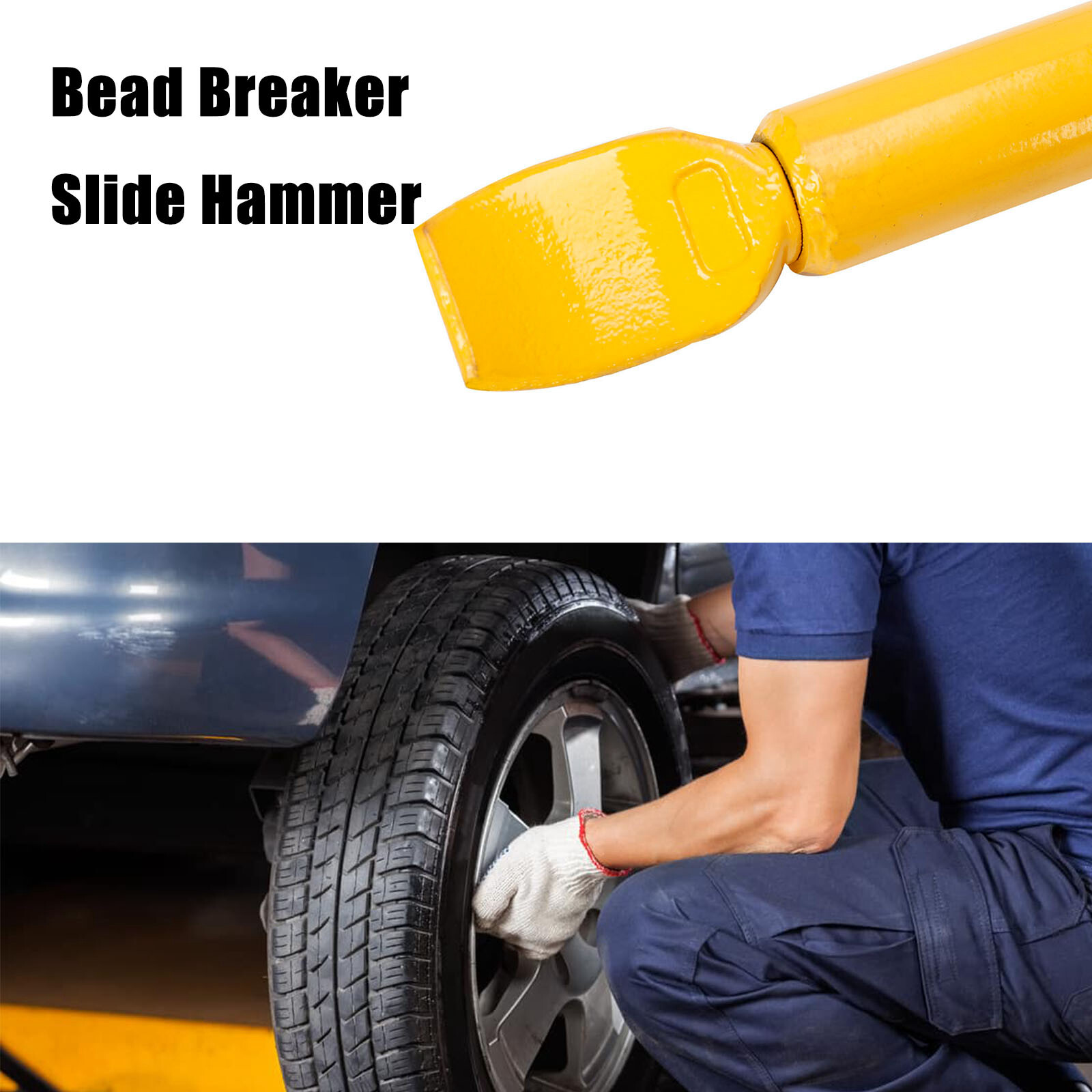 Heavy Duty Impact tire slide hammer ram bar Bead Breaker for car truck tractor