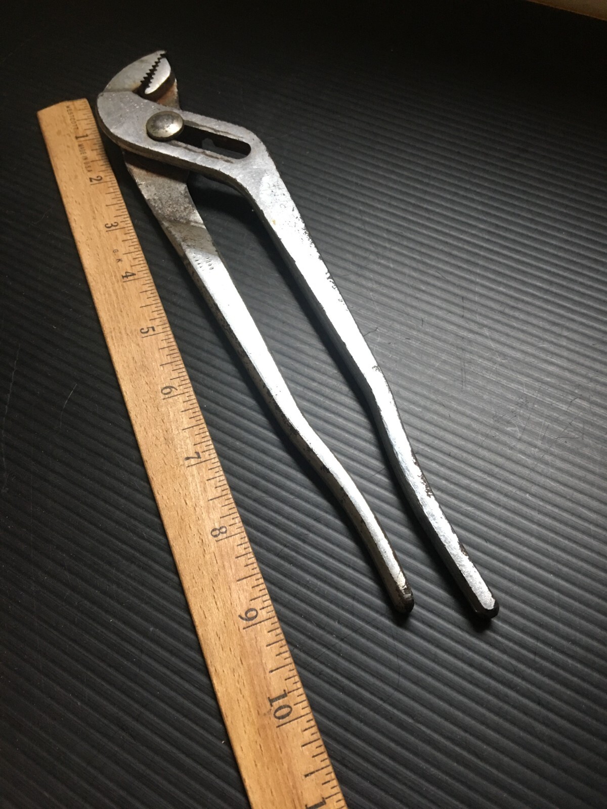 Vintage 1970s Proto 243 Tongue And Groove Slip Joint Pliers, Made in USA 10″L