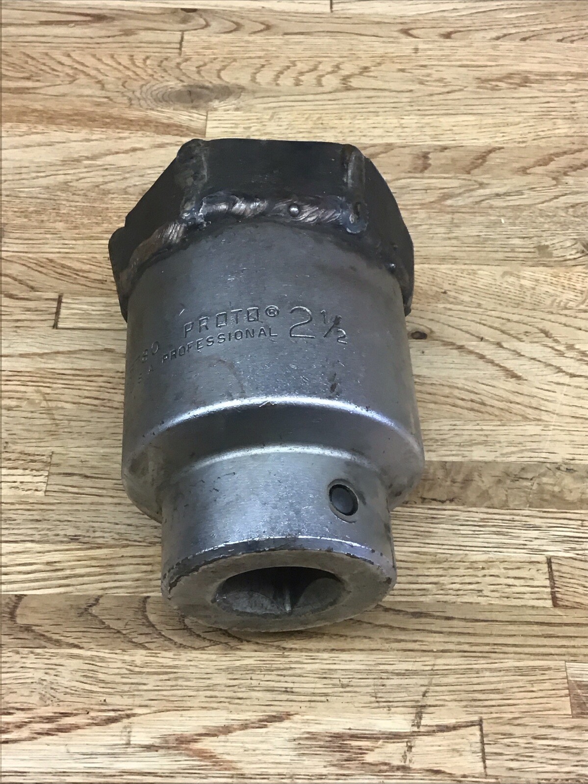 Proto Professional 1” Drive 5780 2-1/2” Socket 12point W/ Custom 6 Point Welded