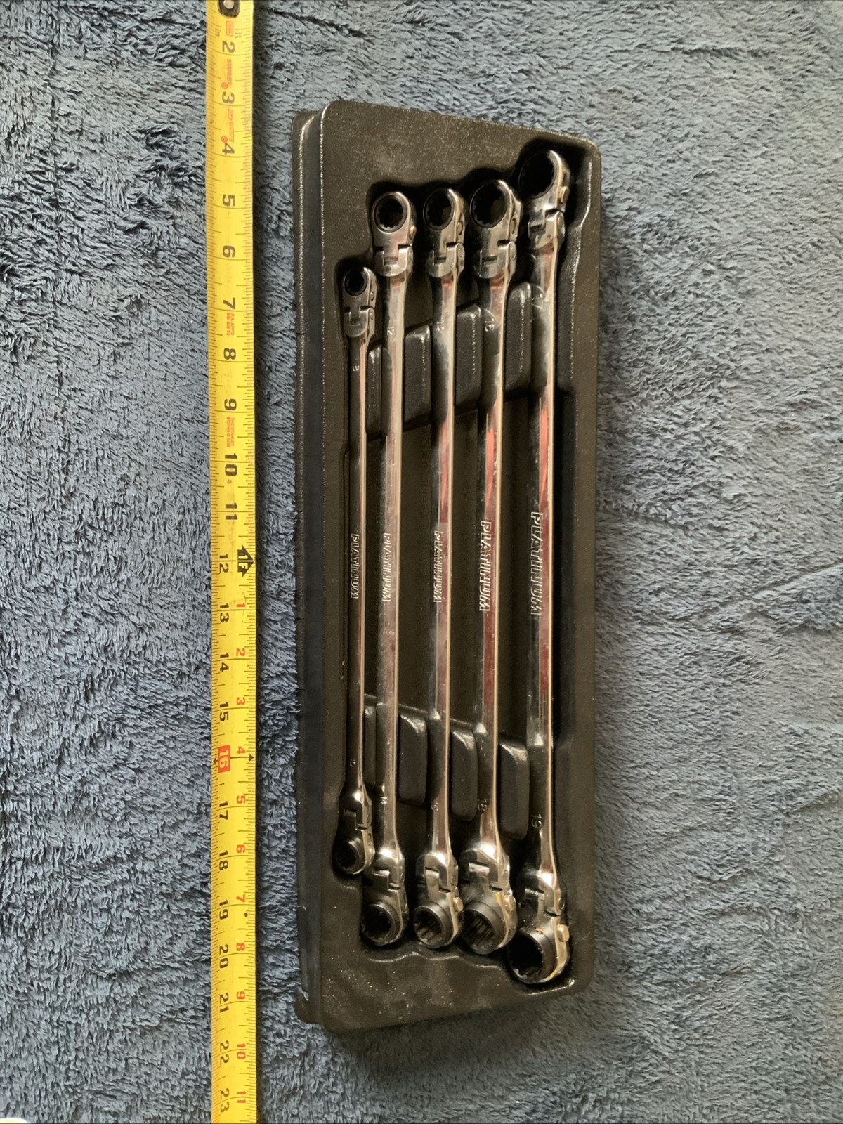 Platinum Double Swivel End Wrench Set, Metric…..5pc….see Pics…
