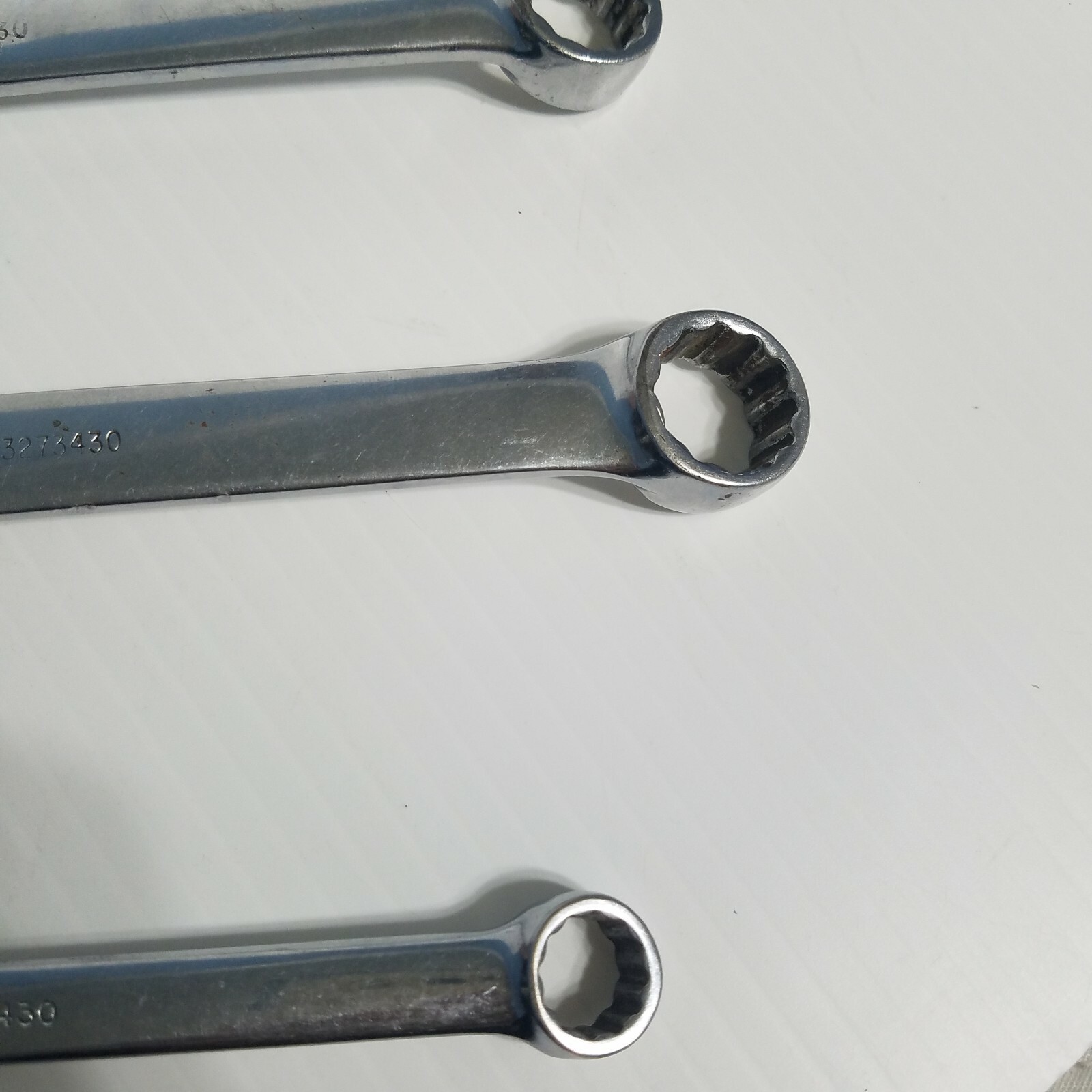 Lot of 5 Snap-on Combination Wrenches 7/16 7/8 5/8 11/16 13/16 12 point OEX USA