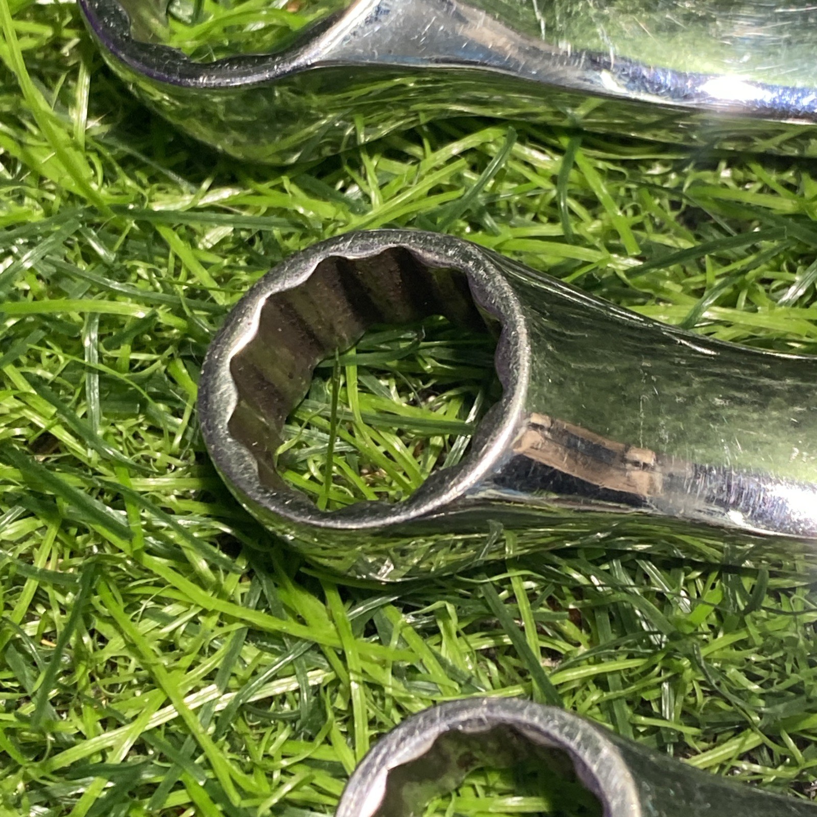Snap On XB-A 10 Degree Off Set Box Wrench Set Of 5 Pieces From 3/8”to 15/16”