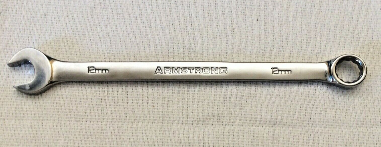 ARMSTRONG TOOLS 52-212 COMBINATION WRENCH 12 mm 12 POINT NEW USA GOVT SURPLUS