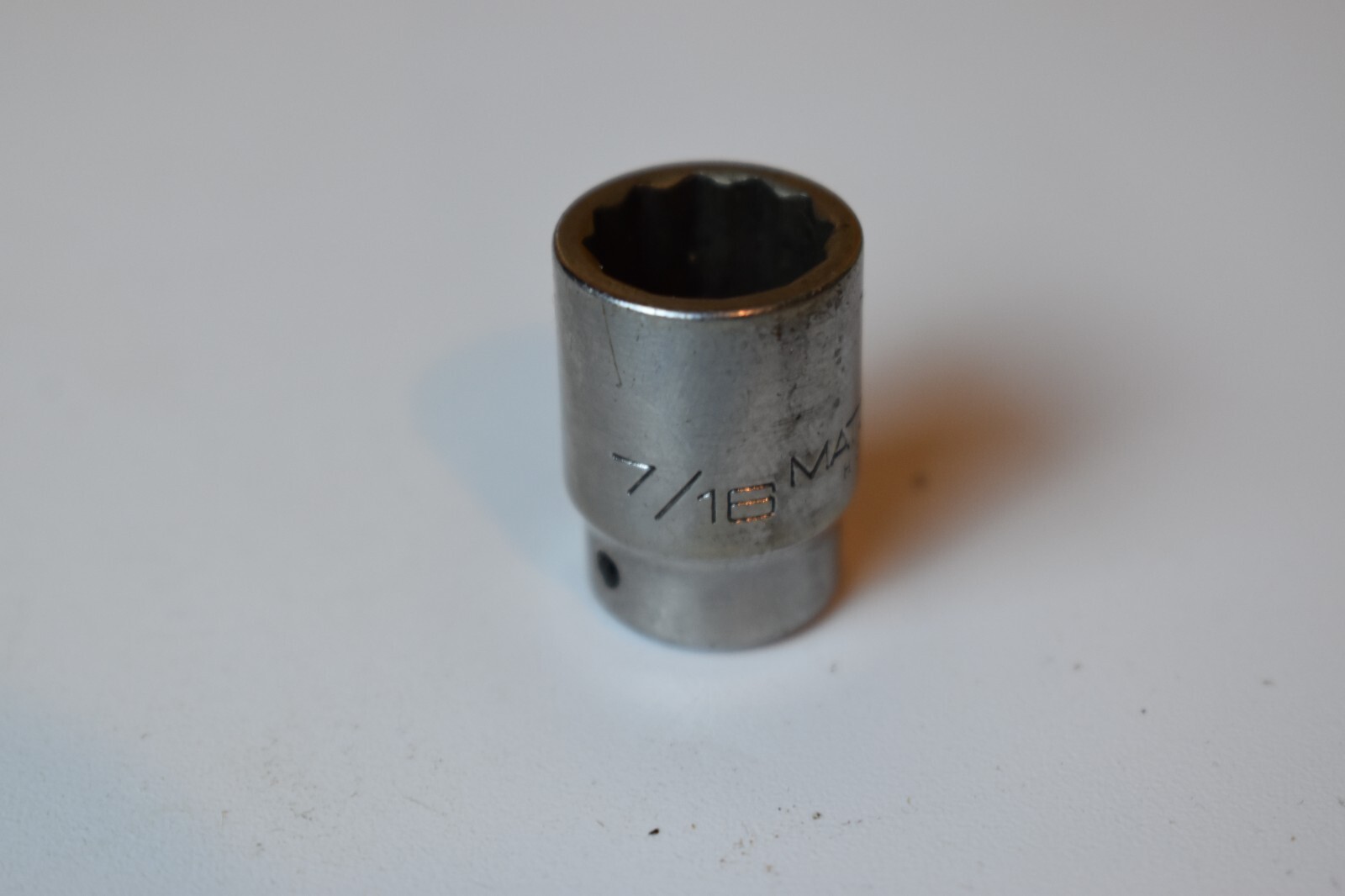 Matco Tools A142 7/16″ SAE Shallow Socket 12 point 1/4″ Drive Chrome