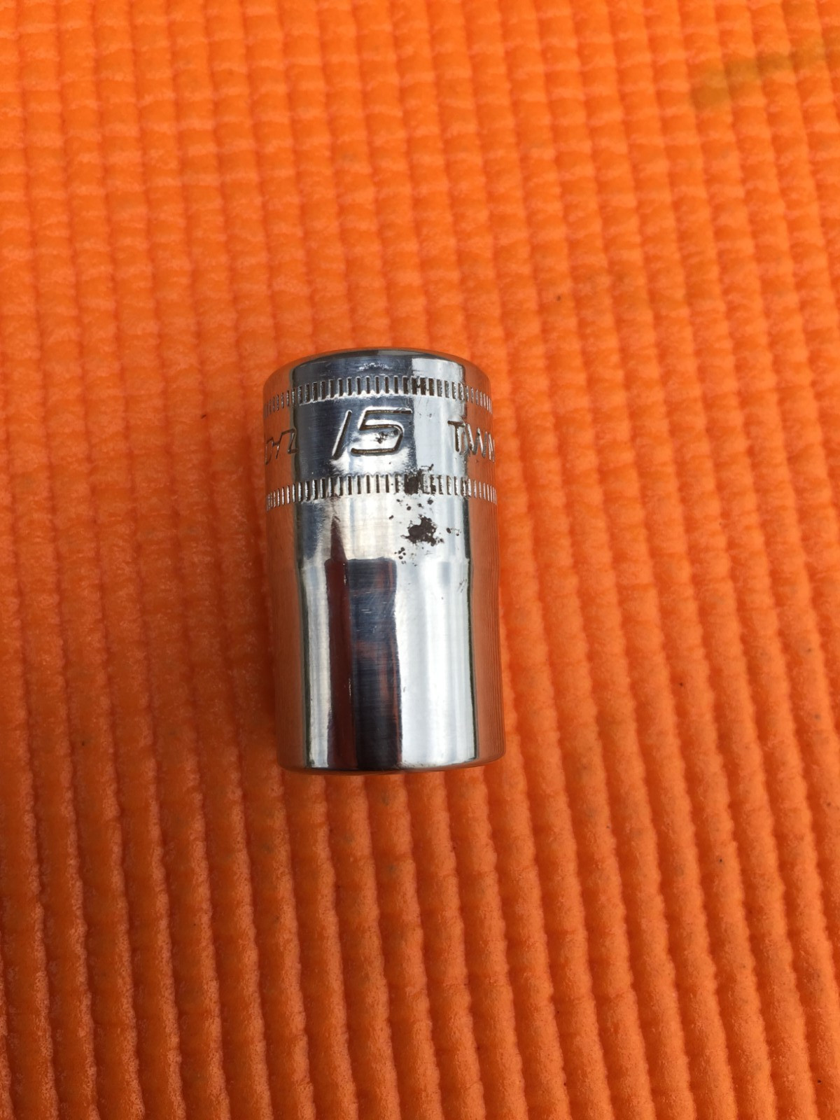 Snap On TWM15A 15mm Metric Flank Drive Shallow Socket 1/2″ Drive 6 Point TWM15-A