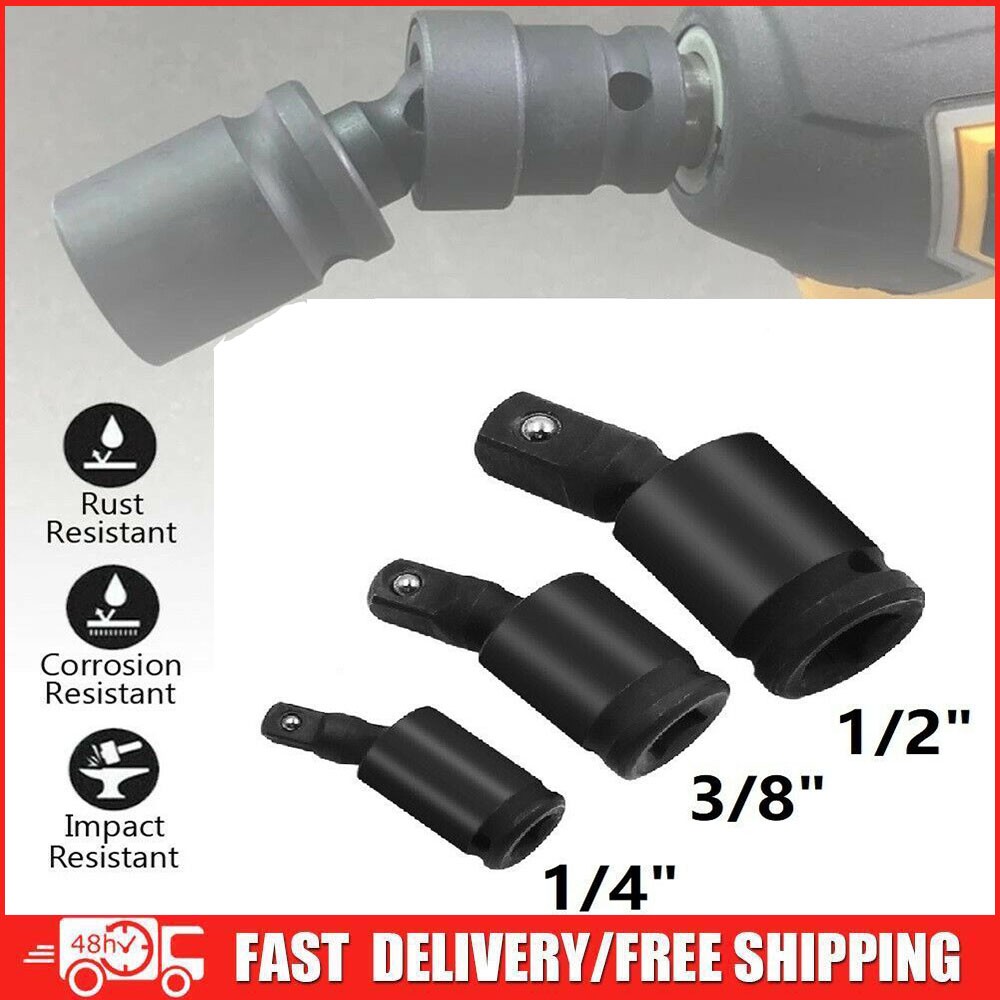 Universal Impact Socket JOINT 3/8″ 1/2″ 1/4″Drive Wobble Swivel Extension US