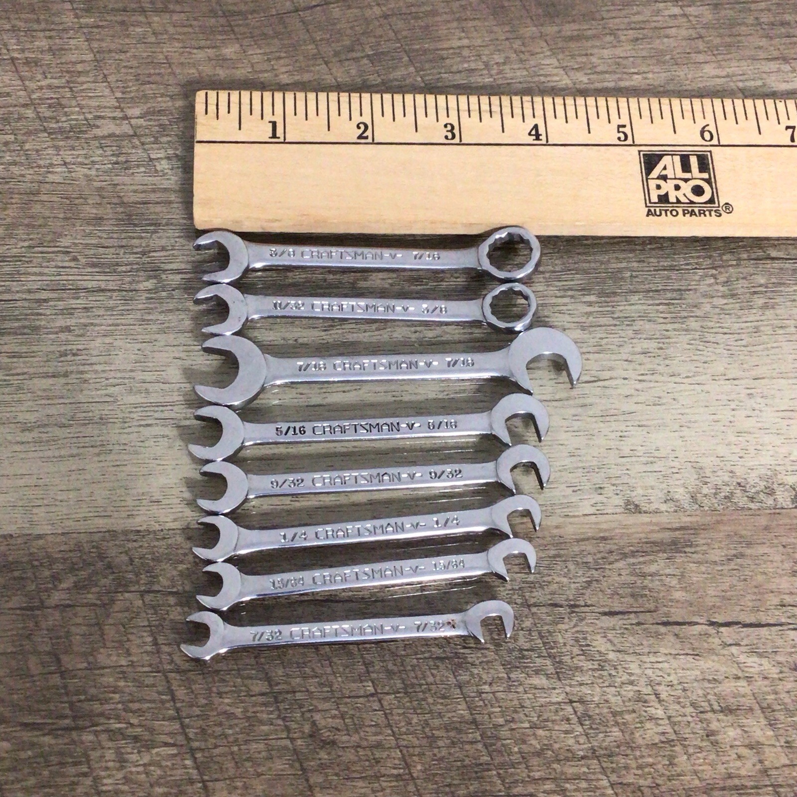 Craftsman V Series Small Wrench Mixed Lot of 8
