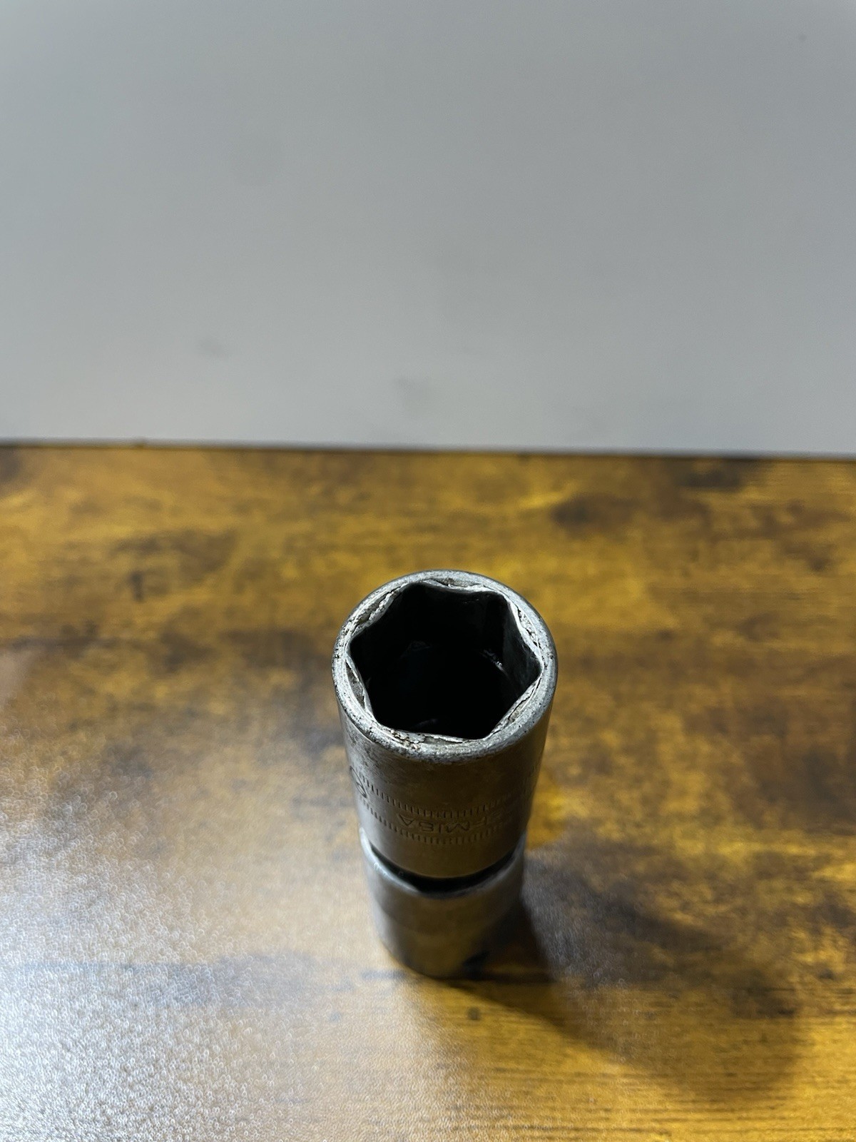Snap-On 18mm 3/8 in Drive Swivel Impact Socket Semi Deep 6 Pt IPSFM18A