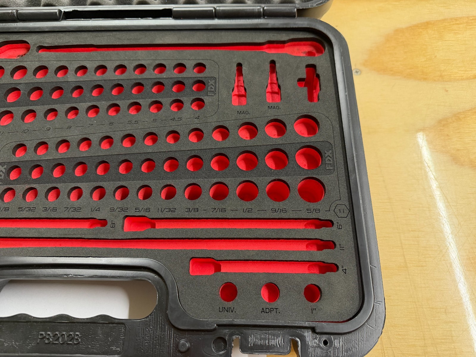 Snap-on Tools USA NEW 100pc 1/4″ Drive Service Set CASE & FOAM ONLY 1100TMPBFR